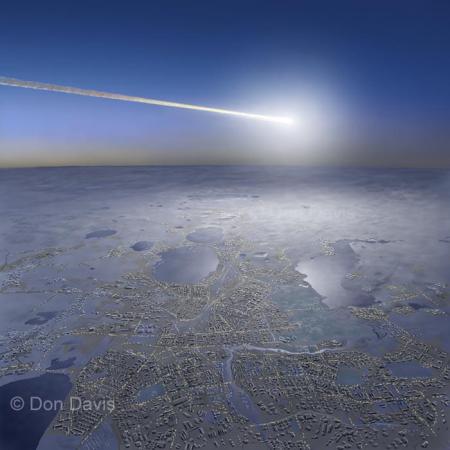 Chelyabinsk bolide meteorite - Don Davis
